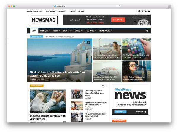 Newspaper & Magazine WordPress Theme v5.4.2