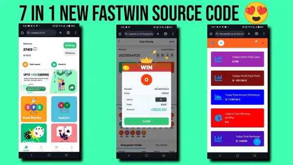 7 in 1 Fastwin Game Source Code