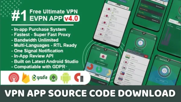 eVPN - VPN Android App Source Code